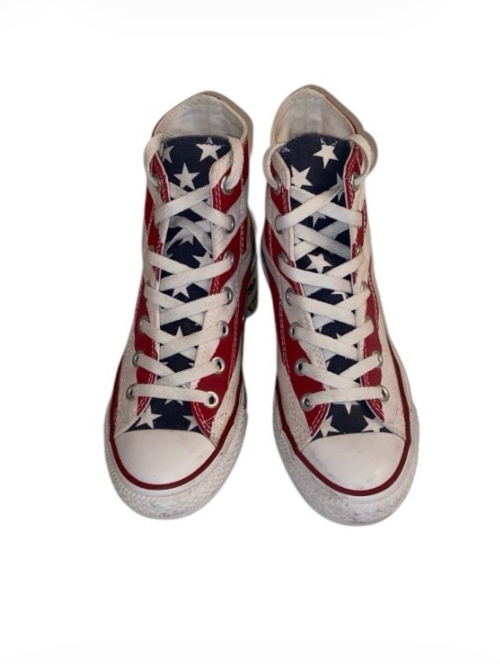 Vintage Converse Chuck Taylor All Star American Flag Hi Top. (Pre owned)